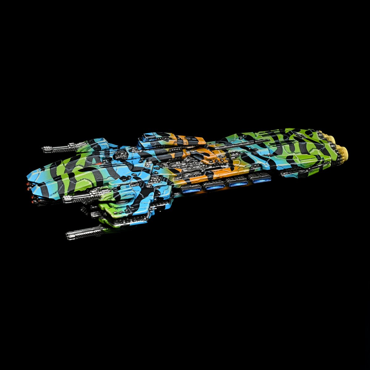 mpherrington's tweet image. Olympus - This spent a while lurking in the attic but is finally all painted up!
#dropfleetcommander #dropfleet #goonhammer #minipainting #tabletopgaming #tabletopgames #ttcombat #spaceships #ship