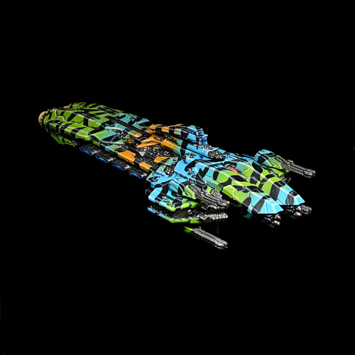 mpherrington's tweet image. Olympus - This spent a while lurking in the attic but is finally all painted up!
#dropfleetcommander #dropfleet #goonhammer #minipainting #tabletopgaming #tabletopgames #ttcombat #spaceships #ship