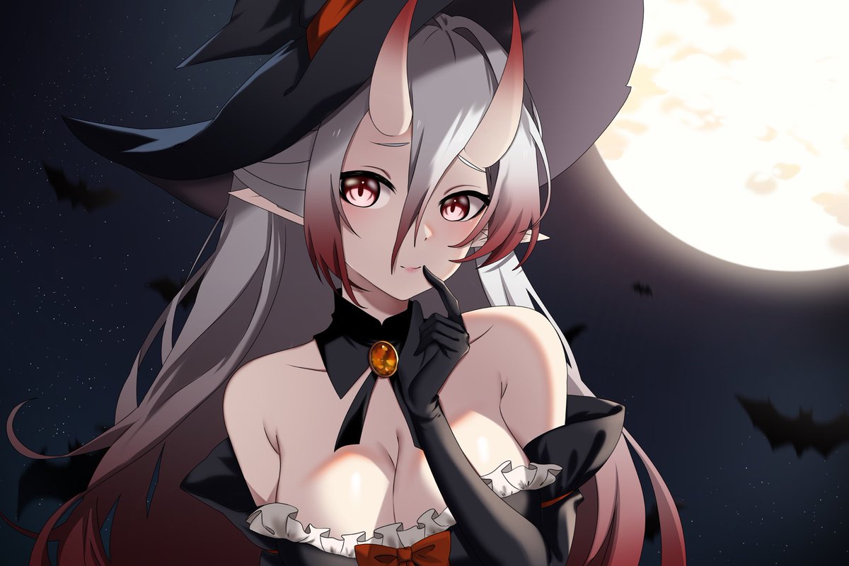 Pandekuwu's tweet photo. Double, double toil and trouble, Oni spells on the double! 🎃🧙‍♀️✨ #WitchOni #HalloweenMagic #SpookySeason #kuwuart

🎨 @Zeivink https://t.co/b2GOHUZ201