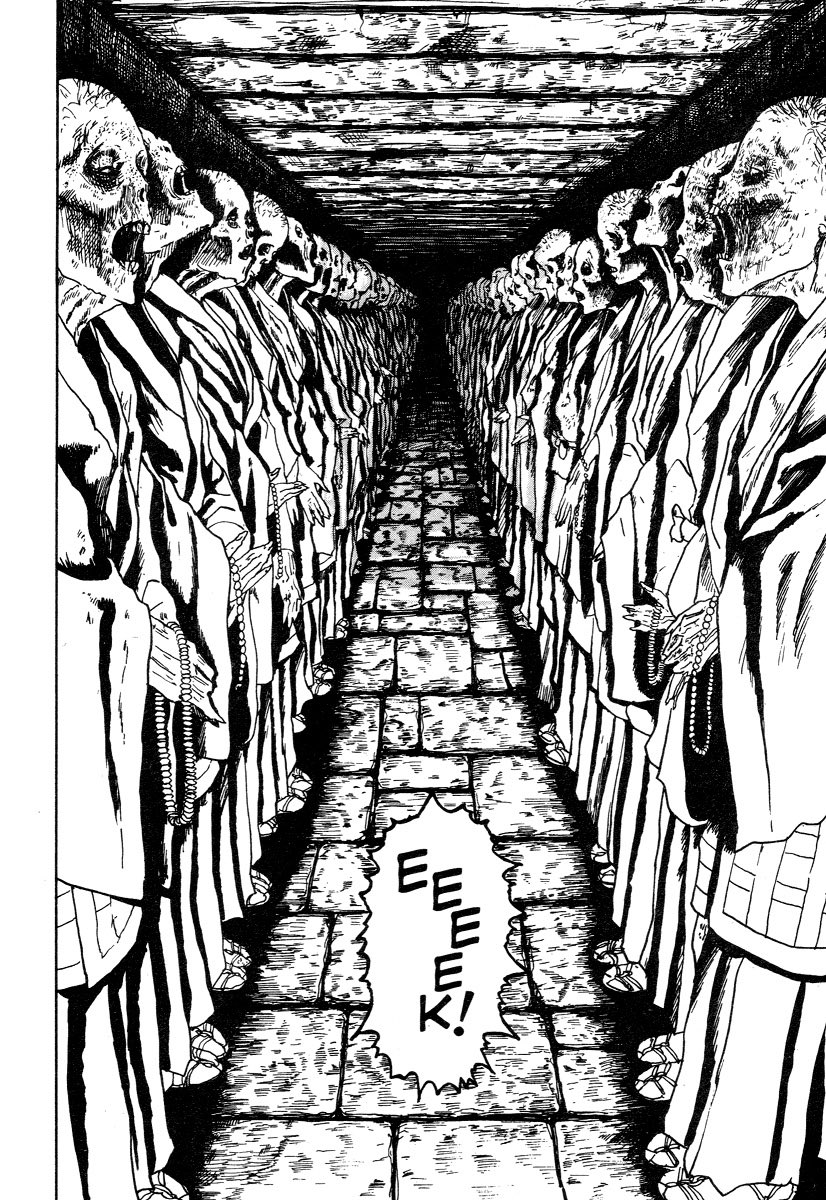 SimonaLazzerini's tweet photo. Teaching @junjiitofficial on #Halloween! We are reading Unendurable Maze and we will unpack all the Buddhist elements in the story. Very excited to tell my students about sokushinbutsu (self-mummifying monks). Is anybody else teaching creepy content on Halloween? https://t.co/d1Jm5ukPR0