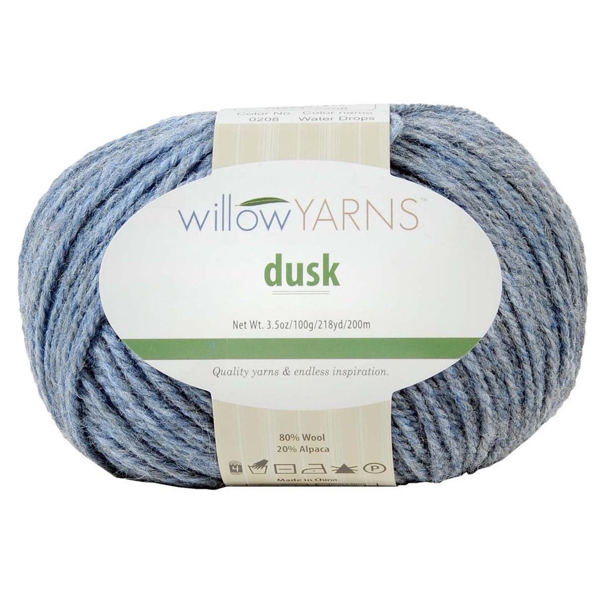 ecojoyknits's tweet image. 80% Wool/ 20% Alpaca, Medium Weight, US size 8 (5 mm) knitting needles, 100 grams, $25.95 for 5 balls #woolyarn #sustainableyarn #springandfall #naturalfibers herrschners.com/willow-yarns-d…