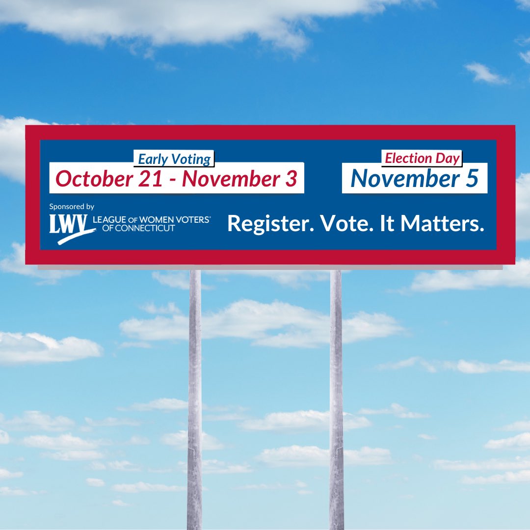 League of Women Voters of Connecticut tweet media