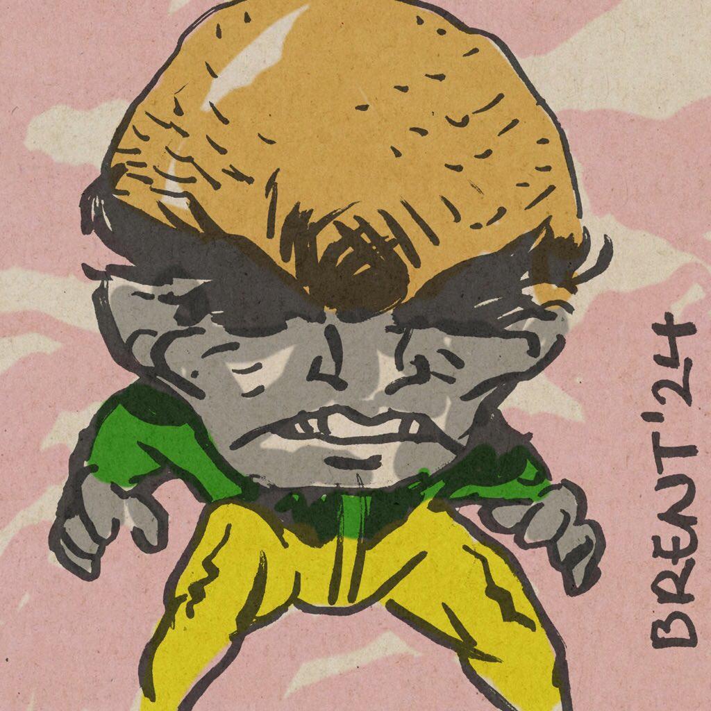 bmc_comix's tweet photo. Day 29: The Misfit!
#jacktober #inktober #jackkirby #dccomics #Kamandi #postapocalyptic #monsters #genius #villain #planetoftheapes #70s #Retro #bigbrain #ugly #homestretch #finalthree #drawing #comics #traditionalart https://t.co/WrUhQ7q7X6
