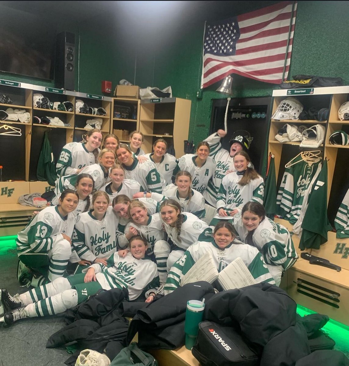 Holy Family Girls Hockey 🔥 (@hfgirlshockey) on Twitter photo And we have a Badger! Congrats to Kayla Swartout on her commitment to Wisconsin. Not many kids love the game like Kayla! Wisco is getting a great goalie, but an absolute rockstar of a person. I couldn’t be happier for you, kiddo! <a href="/HolyFamilyFire/">Holy Family Catholic High School</a> And we have a Badger! Congrats to Kayla Swartout on her commitment to Wisconsin. Not many kids love the game like Kayla! Wisco is getting a great goalie, but an absolute rockstar of a person. I couldn’t be happier for you, kiddo! <a href="/HolyFamilyFire/">Holy Family Catholic High School</a>