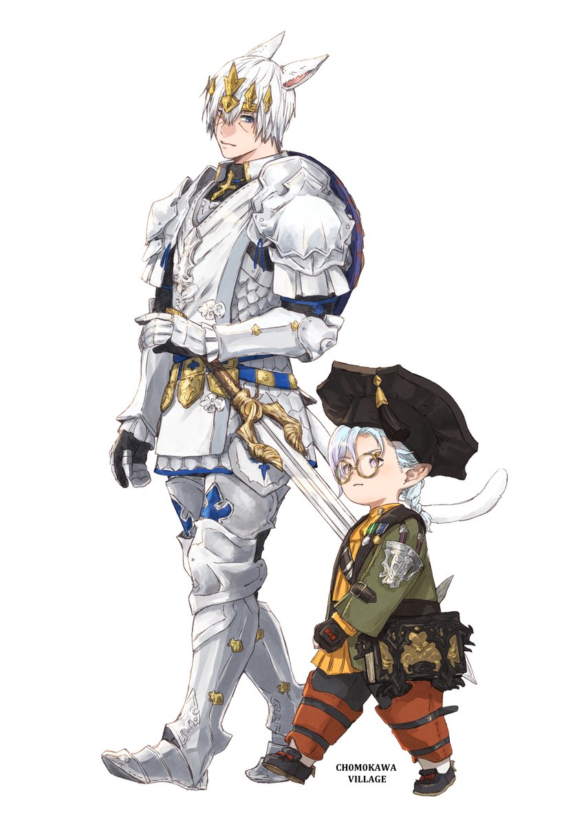 ナイト学者AF1 #FFXIVART