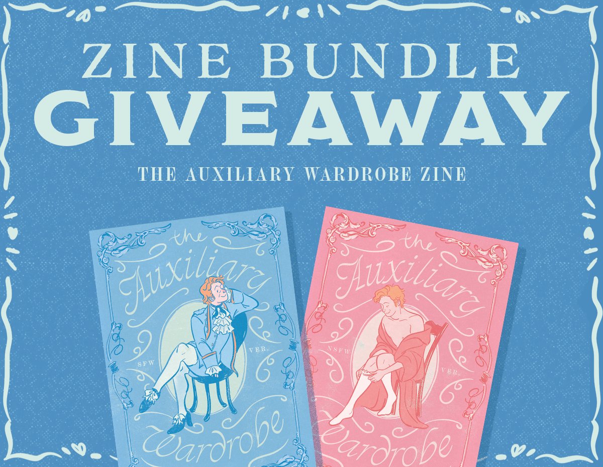 we’re very close to a donation milestone, so we'd like to do a giveaway and cover donations for TWO zine bundles!