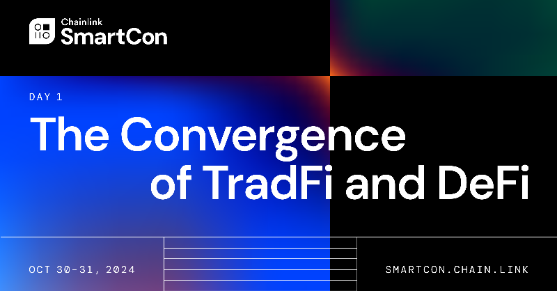 chainlink's tweet photo. #SMARTCON DAY 1 LIVESTREAM

Tune in for the next 8 hours to hear from industry leaders from around the world transforming global finance.