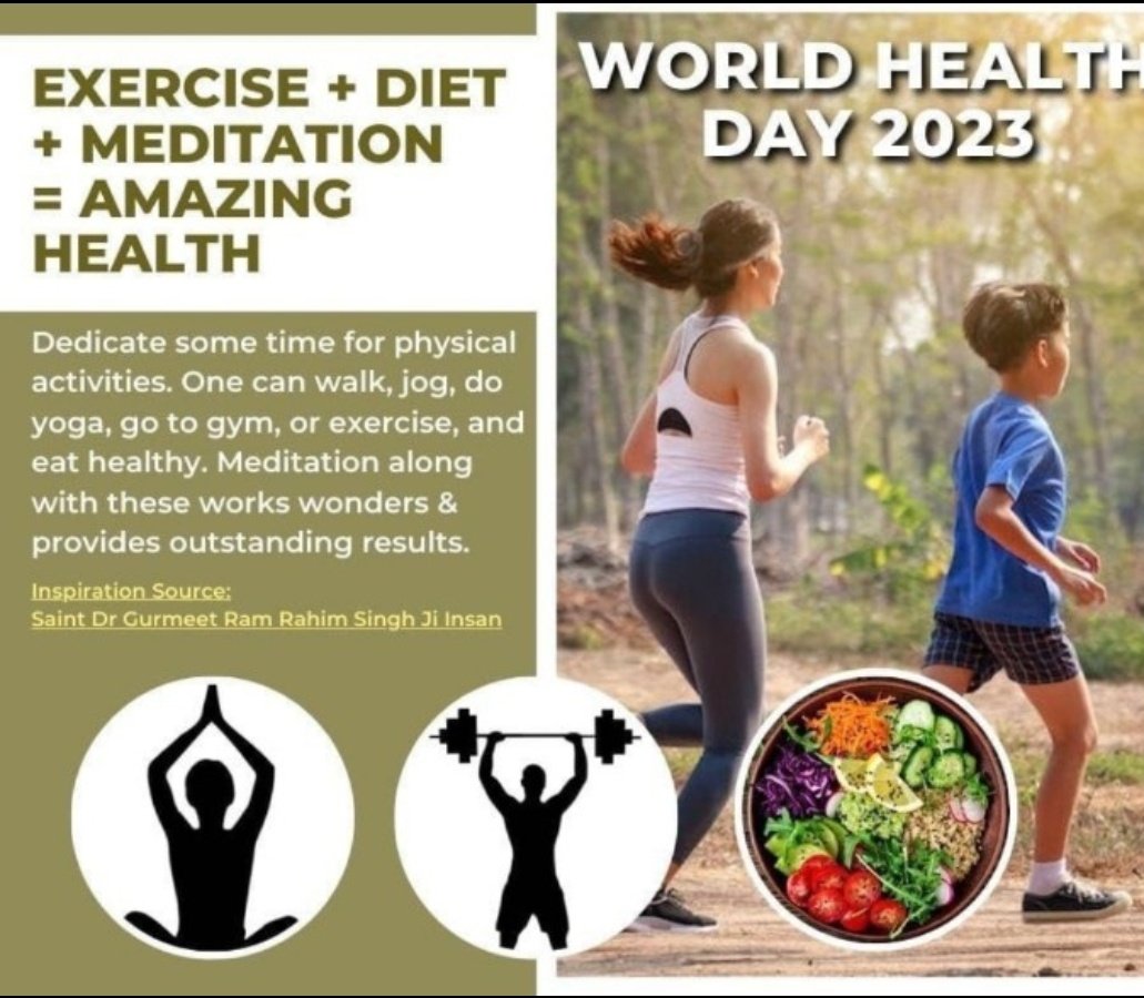 jituinsan55's tweet image. हमारे जीवन में शरीर का स्वस्थ होना बहुत जरूरी है और जो इंसान स्वस्थ है वे ही असल में धनी हैं ऐसे में Saint Dr MSG Insan कहते हैं कि स्वस्थ रहने के लिए रोज सैर करनी चाहिए और पौष्टिक आहार लेना चाहिए।

#healthylifestyle #digestiontips #digestion #healthygut #healthtips