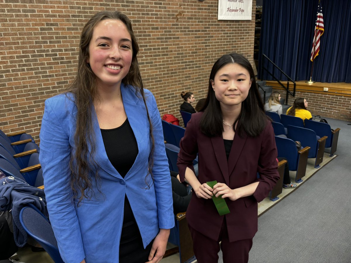 BereaMidpark4n6's tweet image. Well done to our pair of placers in Original Oratory: Elizabeth Chen earned 5th and Christina Calvis earned 2nd! This was the largest speech event, also. Great job, ladies! #OHspeaks #CLEspeaks #BeTitansTogether #GoTitans