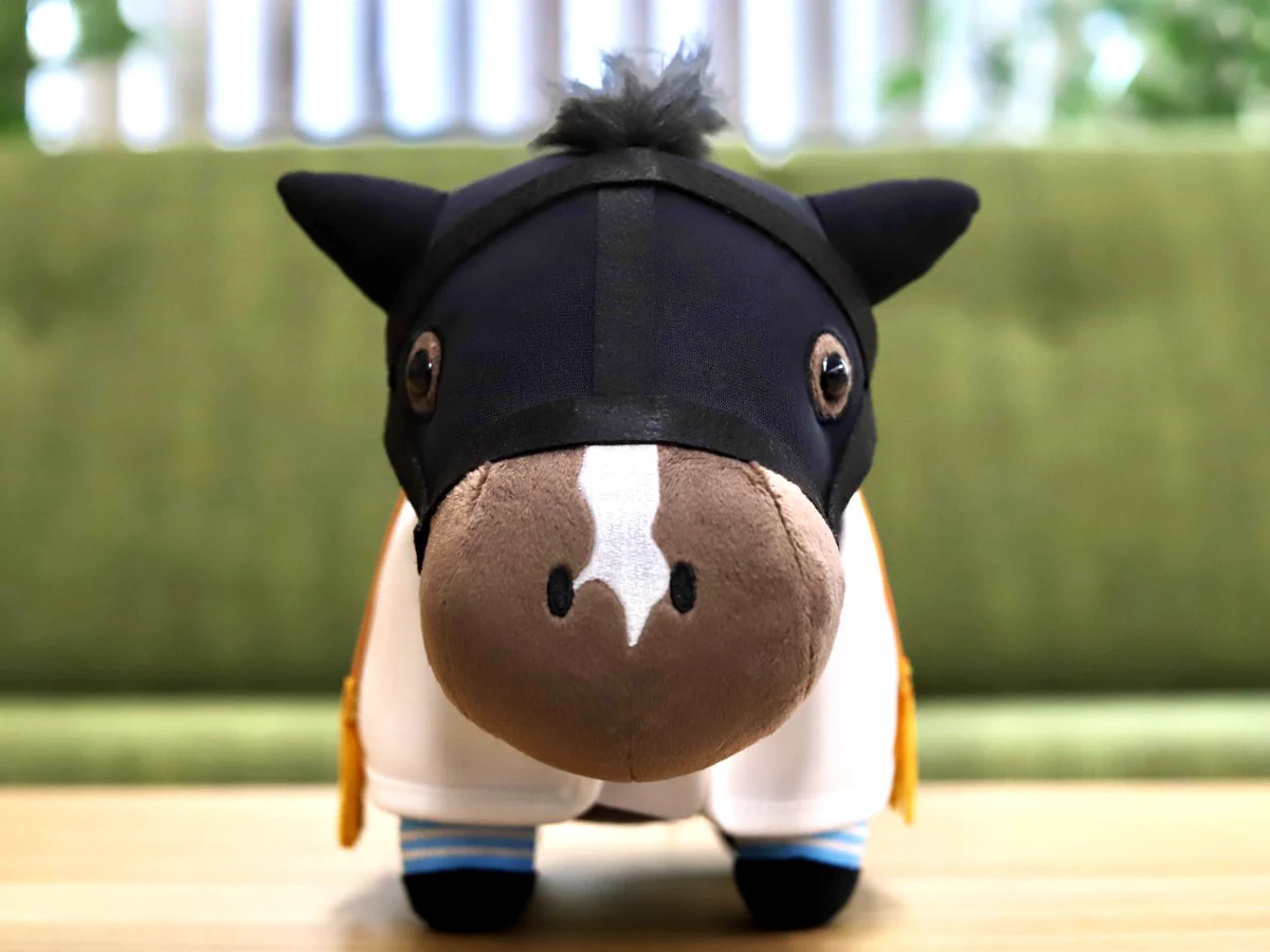 【第3回「サラコレ推し馬総選挙」 限定ぬいぐるみ】ドゥラエレーデ号（非売品） GbGk8rebcAAz9ZP?format=webp&