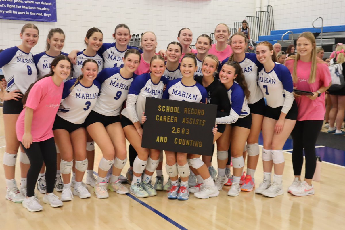 Marian HS Volleyball tweet media