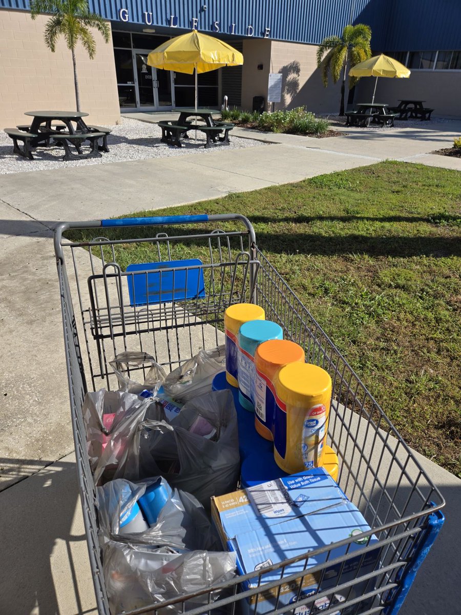 Thank You, Tarpon Springs Wal-Mart, for hurricane relief items for our families.