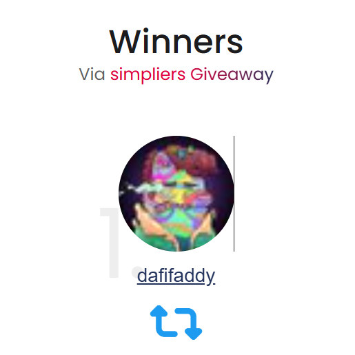 Congrats <a href="/dafifaddy/">DAFIFADDY 🇨🇴 (se habla espanol)</a> we will send the prize to your addy 🫡