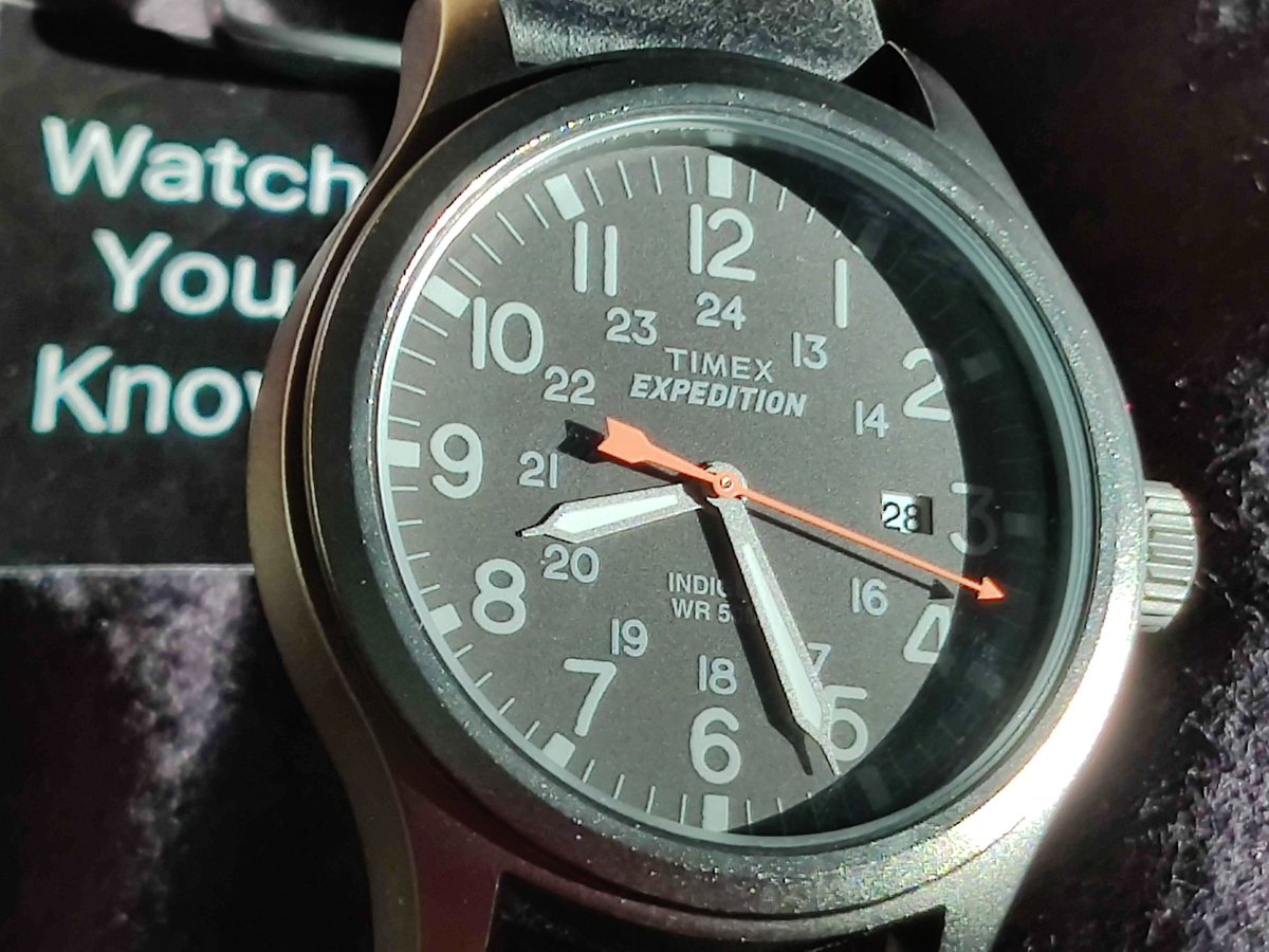 WatchYouKnow1's tweet photo. Timex Expedition Scout 40mm. This is a great bang for the buck watch. See my review along with 25 epic cars on my YouTube channel:
https://t.co/Deos8lXsJd
#timex #timexexpedition #watches #toolwatch #indiglo #wristwatch #watchmania #wristopia #horology #fieldwatch https://t.co/1OIE4ahjUe