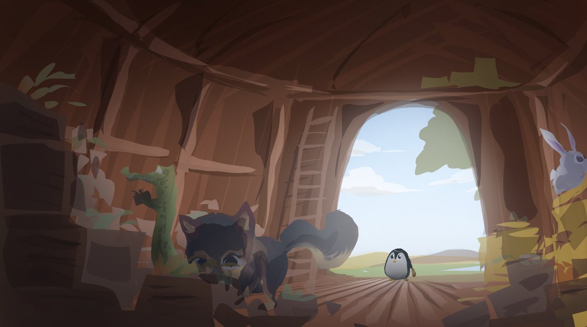 _10times's tweet photo. Pengu arrives at the farm
#illustration #art https://t.co/vYGrM3qZV8
