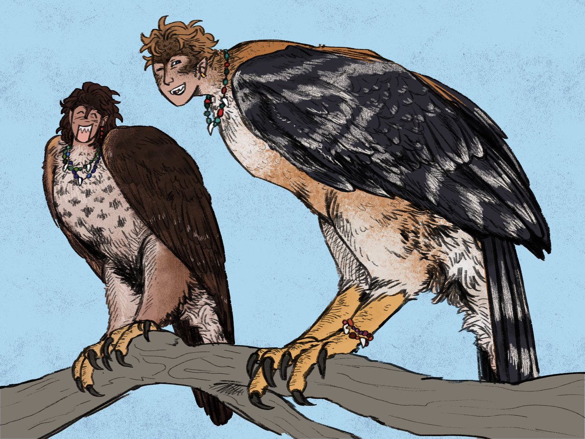 dikedig's tweet image. Hark! There be Harpies...