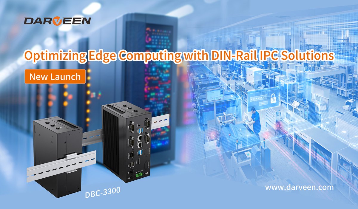 DarveenTechnol2's tweet image. The DBC-3300 is a cutting-edge DIN-Rail IPC that seamlessly integrates edge computing with extensive I/O options and easy Mini PCIe expansion, offering remarkable flexibility for industrial applications.

Learn more: darveen.com/product/dbc-33…

#DinRailPCs #EdgeComputingSolutions