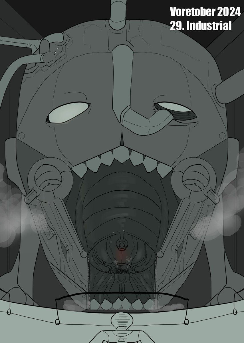 MiniatureMallow's tweet photo. #voretober2024 
29. Industrial https://t.co/quN37XTEl6