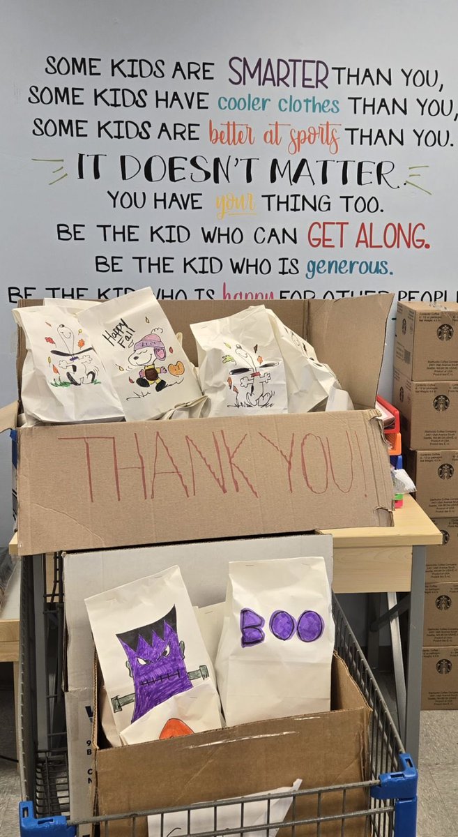 Thank you, Seven Springs Candy Ladies, for the special bags for our students.  We appreciate you!