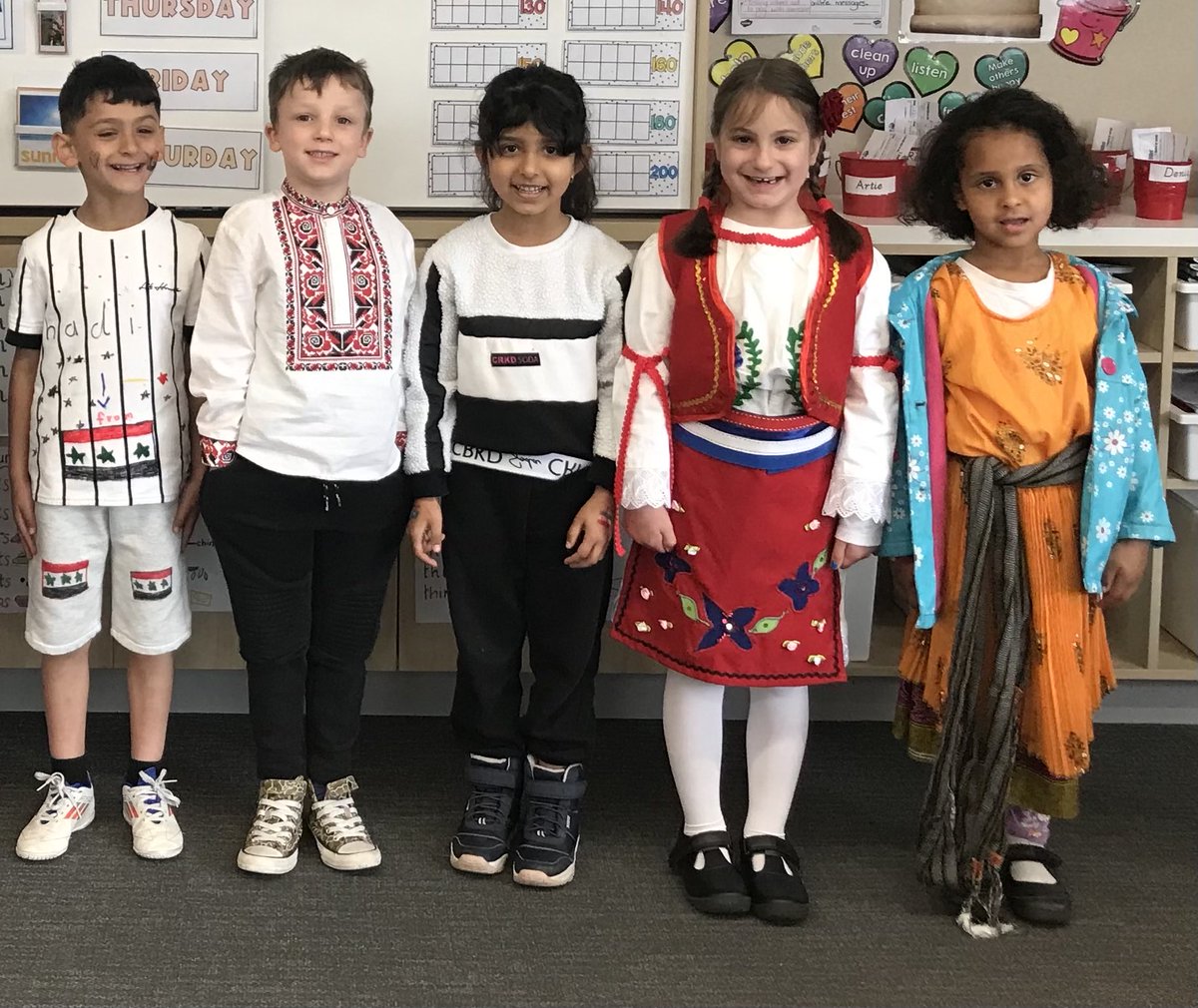 MonmiaPS's tweet photo. Foundation students proudly wearing their national costumes at our Multicultural Lunch @ #Monmiaps https://t.co/XXqj6kx3j5