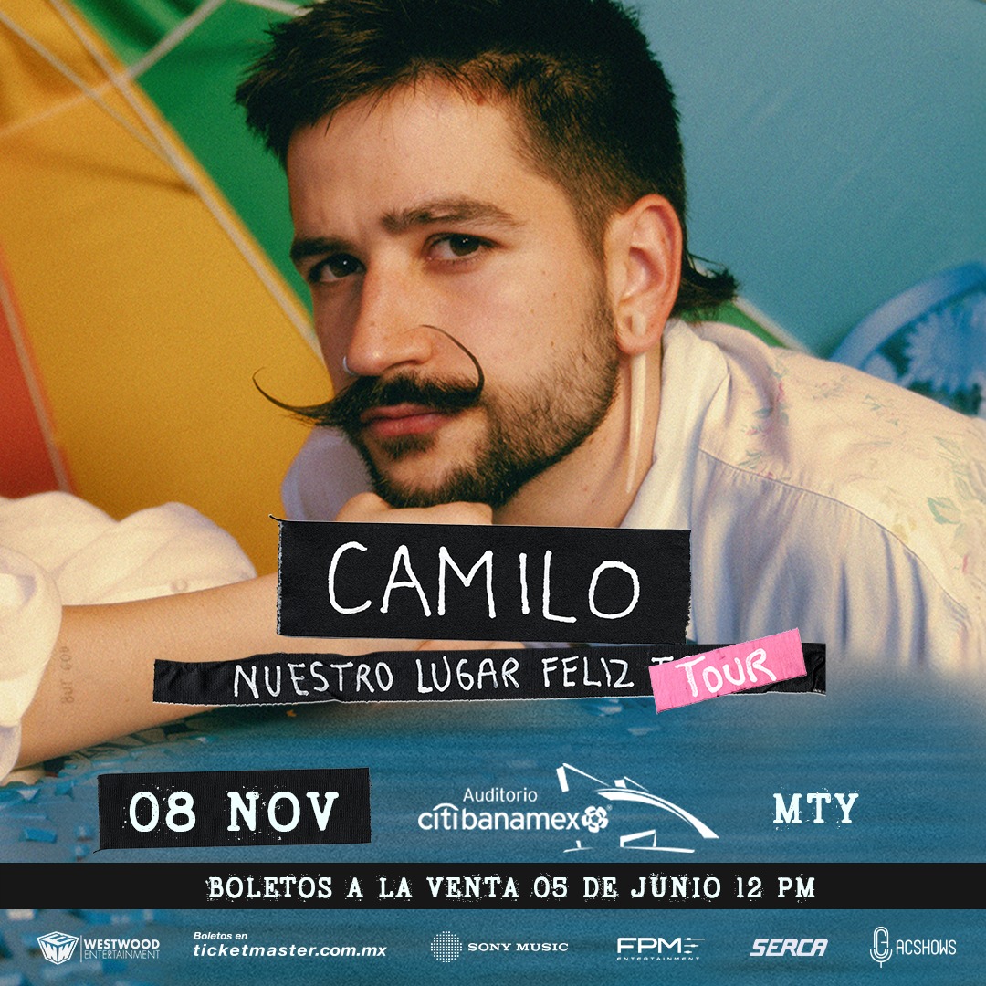 tiemporegionl's tweet photo. #CONCIERTOS | 💥💥 @CamiloMusica en el @Audcitibanamex !!! 💥💥 VIERNES 8 DE NOV ! 🔥🔥 BOLETOS AQUÍ!!! 👉 https://t.co/U12kraWFRy 🎟

#tiemporegio #comparte #siguenos #camilo #auditoriocitibanamex #musica #pop #NuestroLugarFelizTour @Sercamusic @WestWoodEntt https://t.co/o2NEHX3SVm