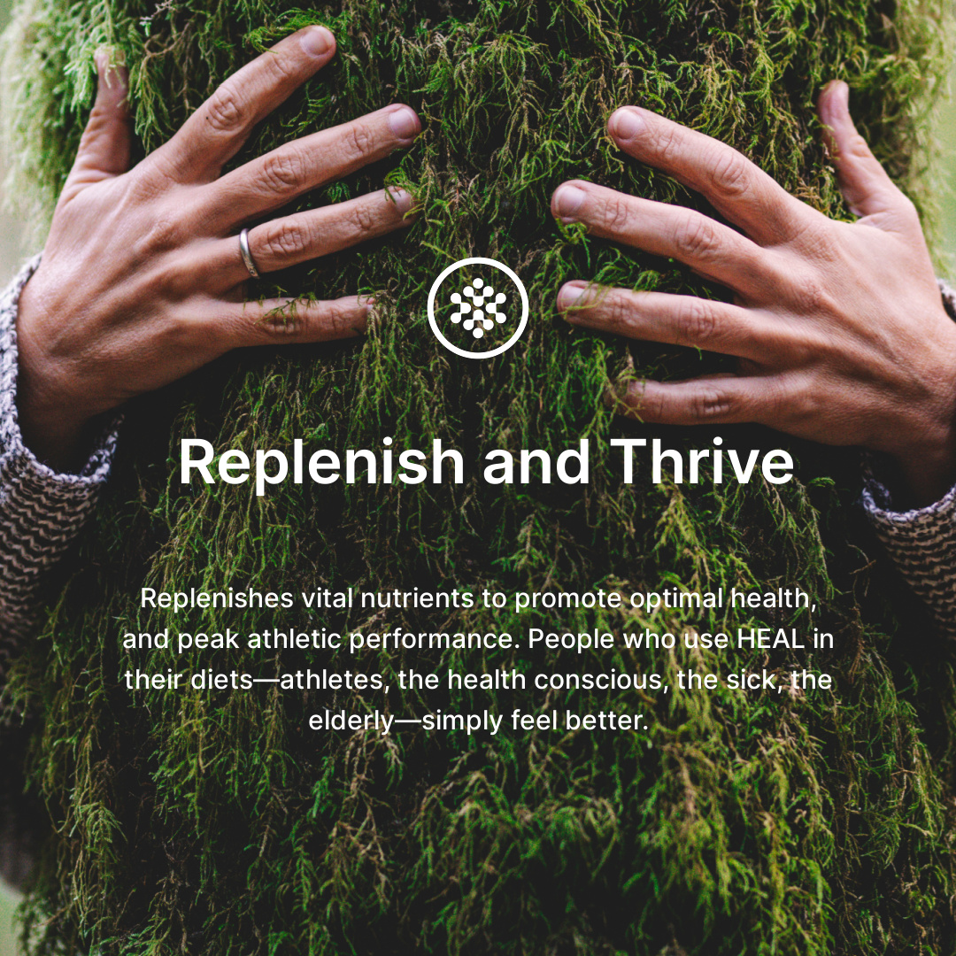 🌱 Replenish and Thrive

🌱 Replenishes vital nutrients to promote optimal health, and peak athletic performance.

#drinkheal #HEAL #feelbetter #organicfood #mealreplacement #ALS #nutrition
#immunehealth #natural #vegan