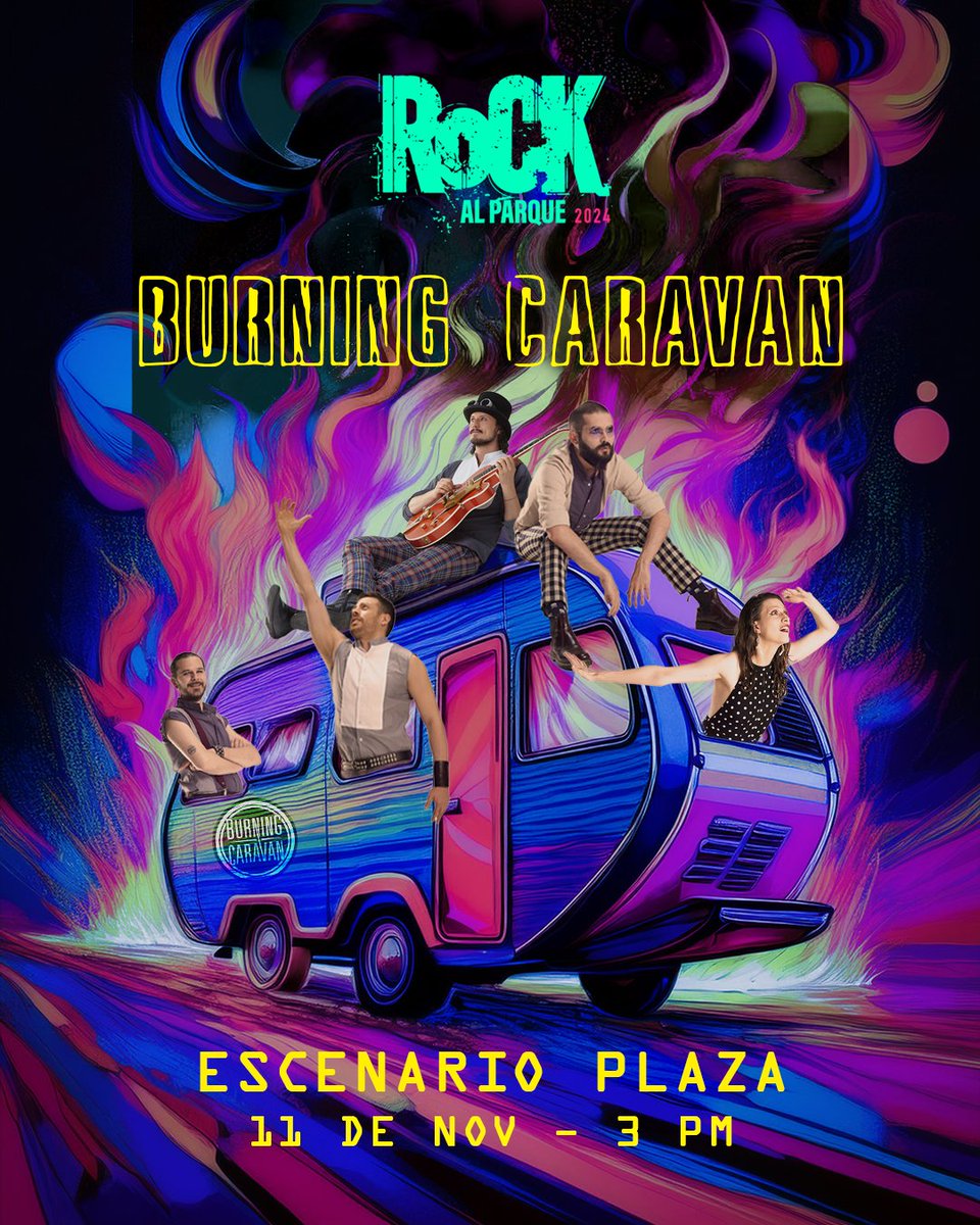 Nos vemos en Rock al Parque!! 🔥🎵