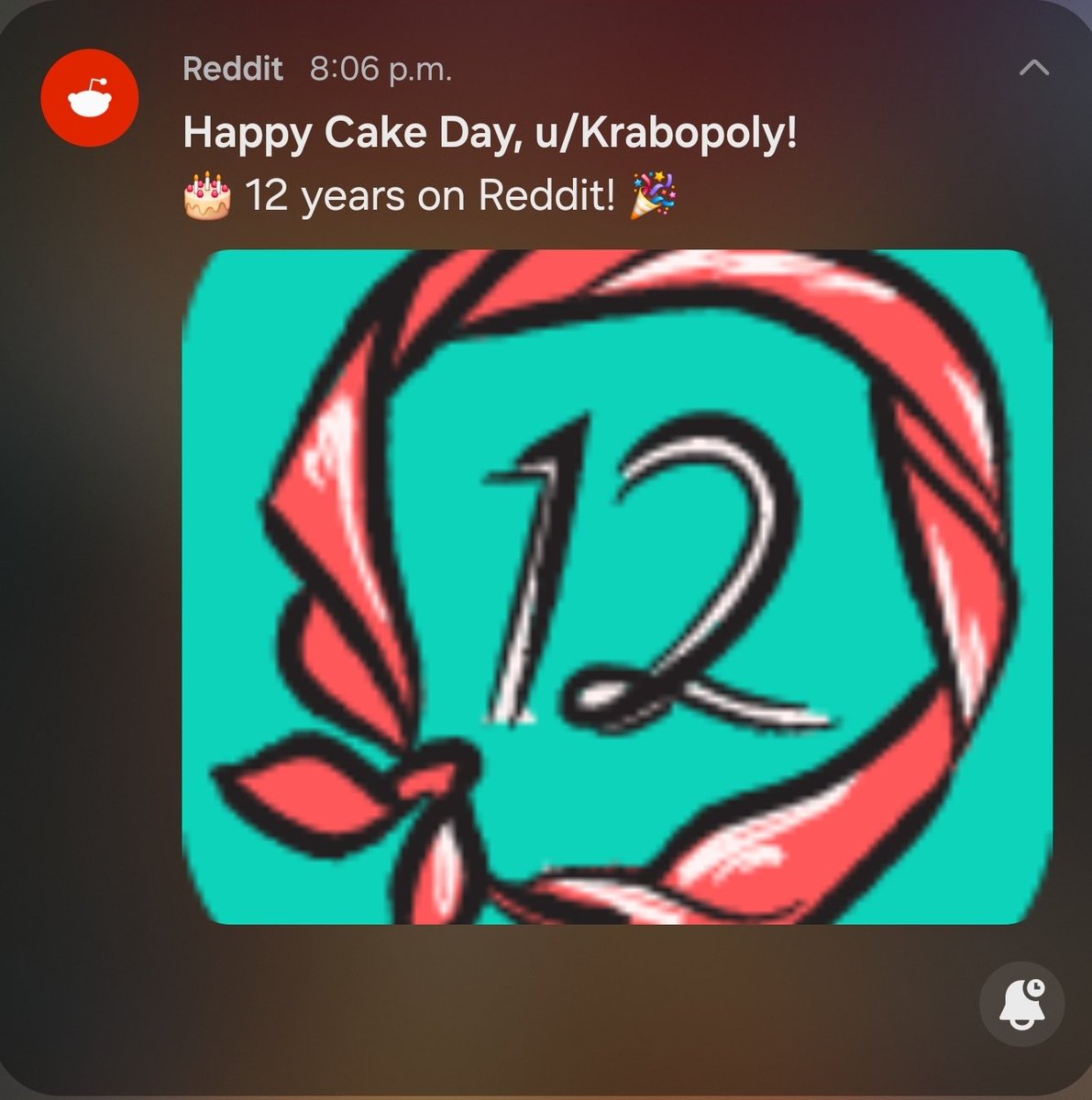 TWELVE YEARS?! fuck this reminder bro