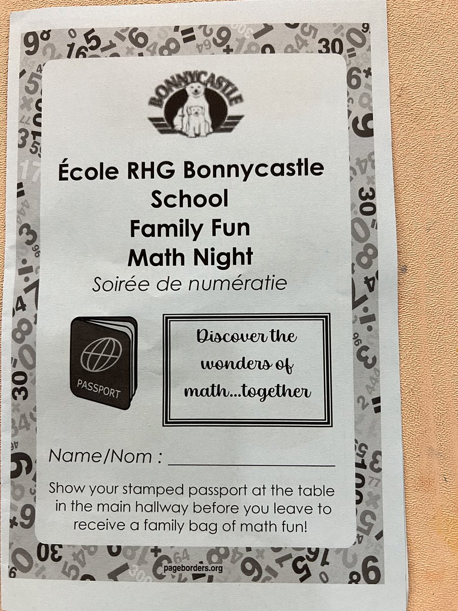 ecolebschool's tweet image. Merci to all the students and families who came to our Family Fun Math Night and to our team of teachers who helped make the event a huge success! It was so amazing to see all the excitement and smiles fill our hallways and classrooms! #polarpride @PembinaTrails
