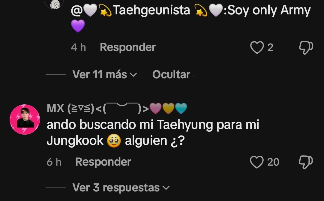 veuligan's tweet photo. LAS ODIO ARMYS DE TIKTOK SIEMPRE SERAN LO PEOR DE ESTE FANDOM MALPARIDAS https://t.co/GPSOaOqJc8