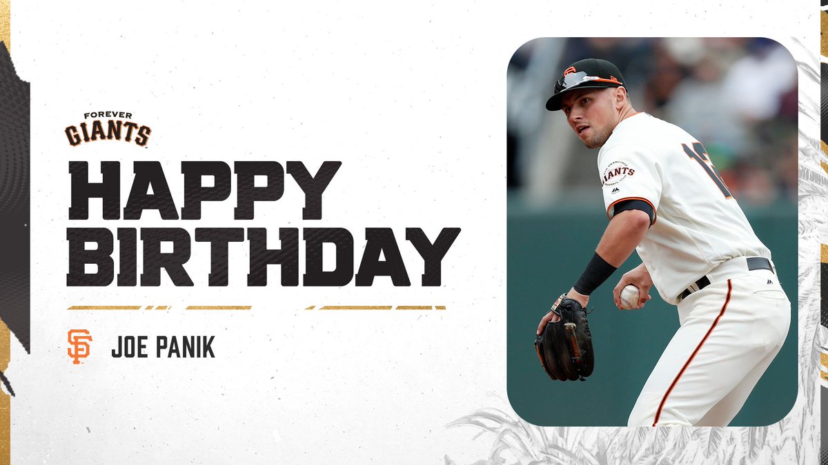 SFGiants's tweet photo. Celebrating #ForeverGiant Joe Panik today! 🥳 https://t.co/XPdpYbuPGq