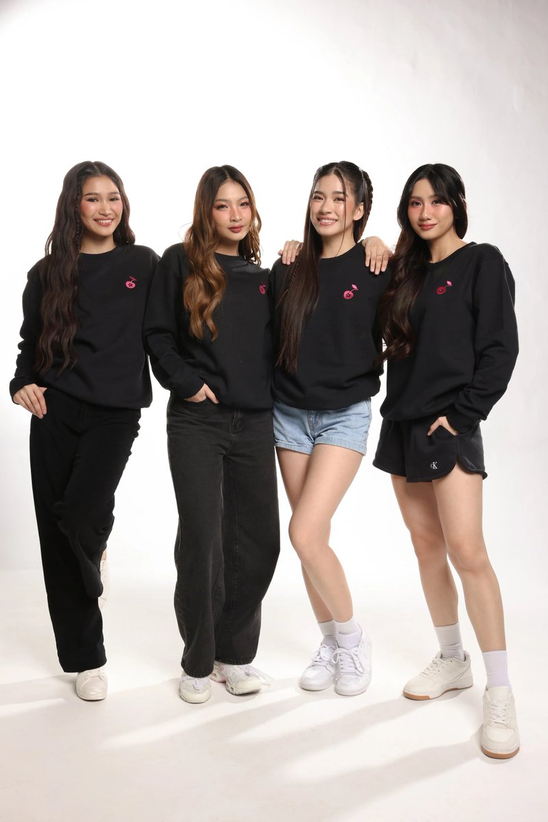 hallyupotter's tweet photo. bini cherry on top crewneck sweatshirt 🍒 https://t.co/bZZ57OhUny