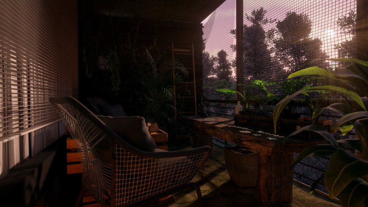 jellekayen's tweet photo. ヴィンテージの雰囲気が漂うワンルームアパートメント。
A studio apartment with a vintage vibe and city facing green balcony․
World: Shoegaze Apartment
Author: VVolfly @_Wolfly_
https://t.co/hQg90LZIMa
#VRChat #VRChatPhotography #VRChat_world紹介 https://t.co/qXQRIvCBFd