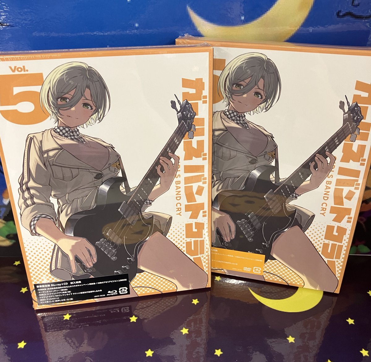 ガールズバンドクライ アクリルブロック アニメイトブルーレイ全巻購入