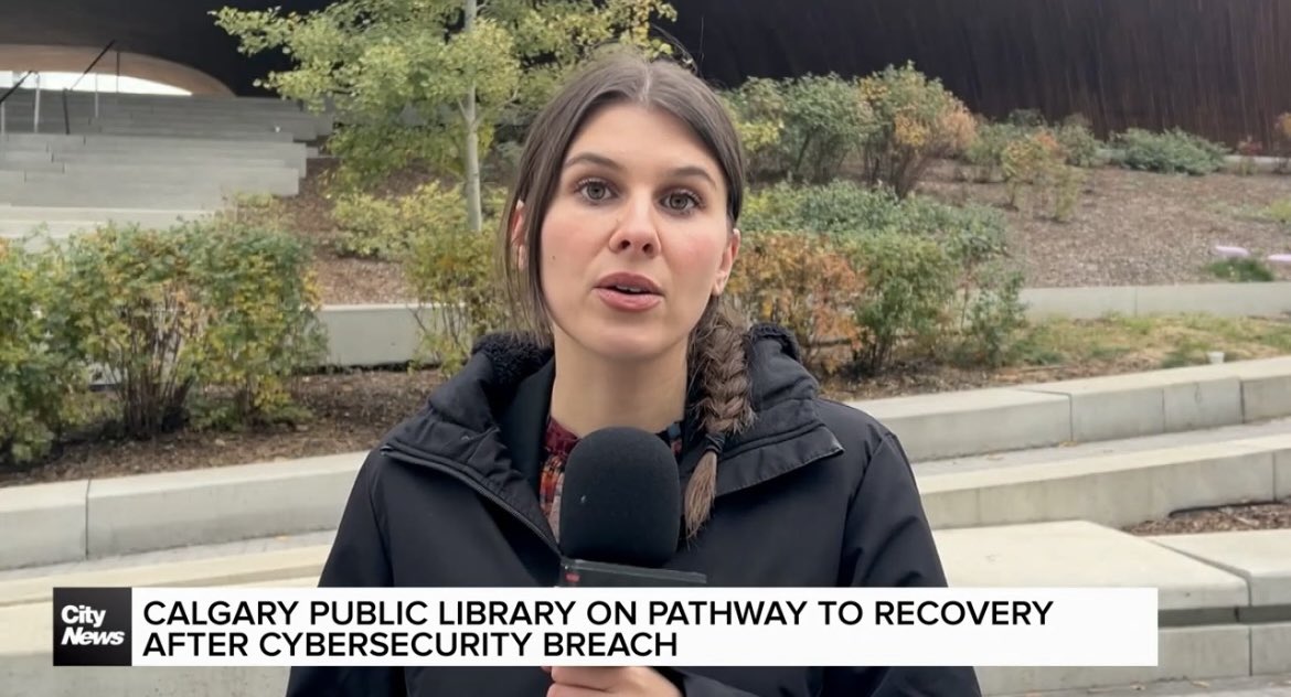Margot Rubin (@margot_rubin) on Twitter photo Calgary public library on pathway to recovery after cybersecurity breach <a href="/citynewscalgary/">CityNews Calgary</a>
youtu.be/MH1v3KsnPWw?si⦠Calgary public library on pathway to recovery after cybersecurity breach <a href="/citynewscalgary/">CityNews Calgary</a>
youtu.be/MH1v3KsnPWw?siā¦