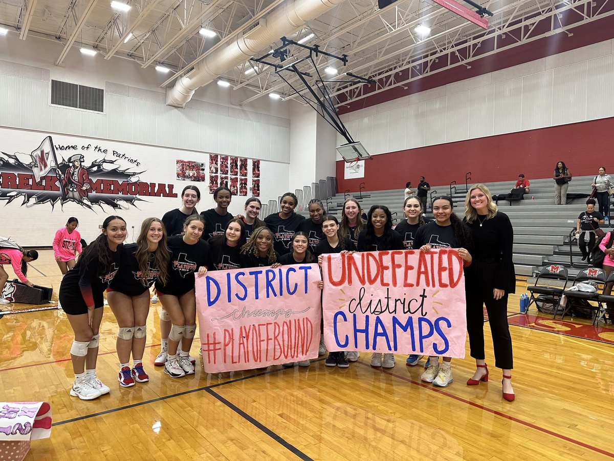 HumbleISD_Ath's tweet photo. AHS Eagles are UNDEFEATED District Champions and Congratulations to Coach Madi Odom got her 1๏ธโฃ0๏ธโฃ0๏ธโฃ win! โฆ@atascocita_vbโฉ
โฆ@HumbleISD_AHSโฉ
#stackingdubs
#letsGO
#๐ฆ๐ฆ https://t.co/f11R77Wjwq