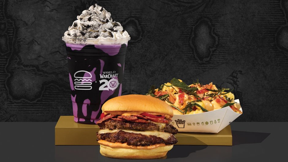 Wowhead's tweet image. Shake Shack is joining World of Warcraft's 20th anniversary with a limited time menu, featuring a Horde burger, Alliance fries, and Xal'atath shake, available only at select locations in London from November 14th-21st! #Warcraft

wowhead.com/news/shake-sha…