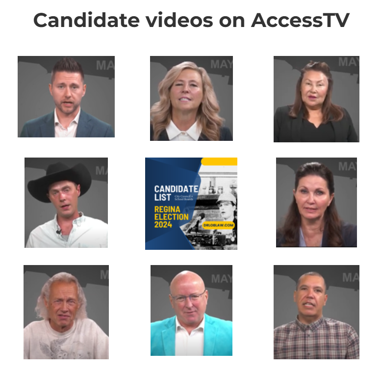 If you thought the one-minute candidate videos on the city website wasn't enough, Access TV has now posted THREE-MINUTE videos on their YouTube channel.

See links to all mayoral &amp; council candidate videos at: drloblaw.com/regina-electio…

#YQR #YQRcc #YQRelxn24 #ReginaVotes