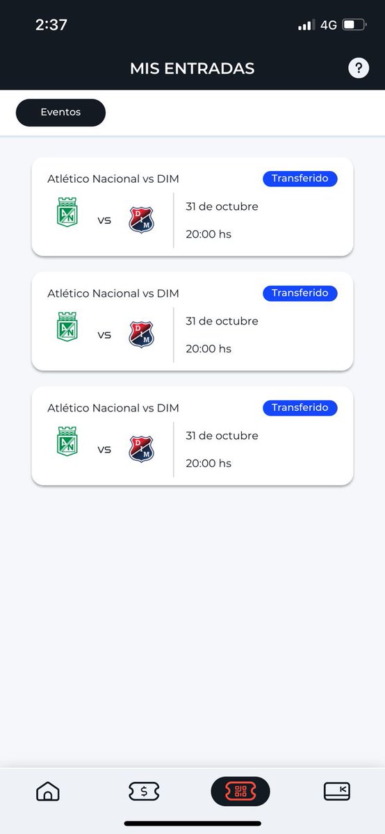 TicketGo1_'s tweet photo. Enviando boletería para el CLÁSICO PAISA 🟢⚪️ vs 🔴🔵

Atlético Nacional vs Ind. Medellín.

🎟️: Enviadas 3 orientales.

🎫: Boletería disponible en occidental, oriental, norte, gramilla y VIP 

#clasicopaisa #Nacional #Medellin #Copa https://t.co/jraLmtCBeH