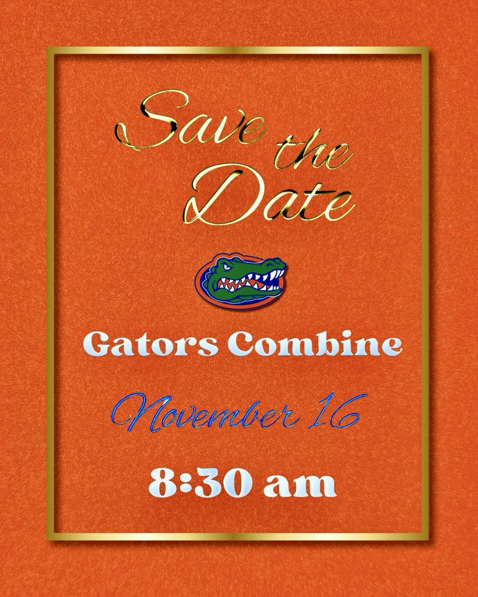 GatorsShappell's tweet photo. Attention Coaches!!! Put this on your 📅.. Come check out players from one of the top organizations in the midwest! https://t.co/PWqgHox14Q