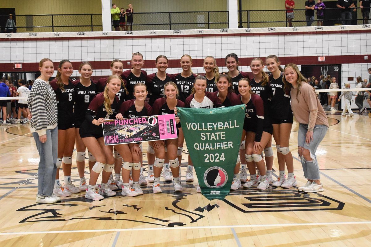 State-bound for the 24th year in a row! #TicketPunched  | <a href="/volleyballwc/">Western Christian Volleyball</a> 🐺🏐