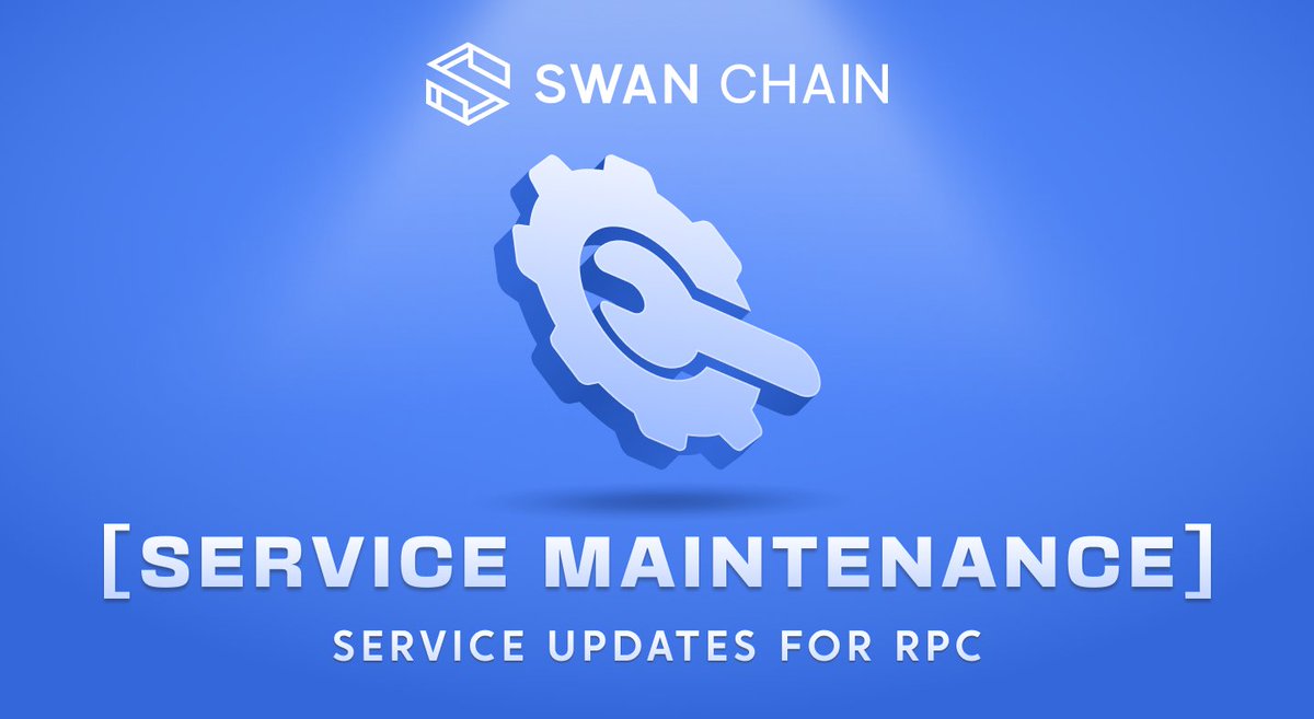 swan_chain's tweet image. 🚧 Maintenance Update 🚧
 
We’ve noticed that many users are experiencing RPC issues. For now, please use the following RPC while we perform maintenance on others:
🔗 mainnet-rpc01.swanchain.io

Thank you for your patience as we work to improve service accessibility!