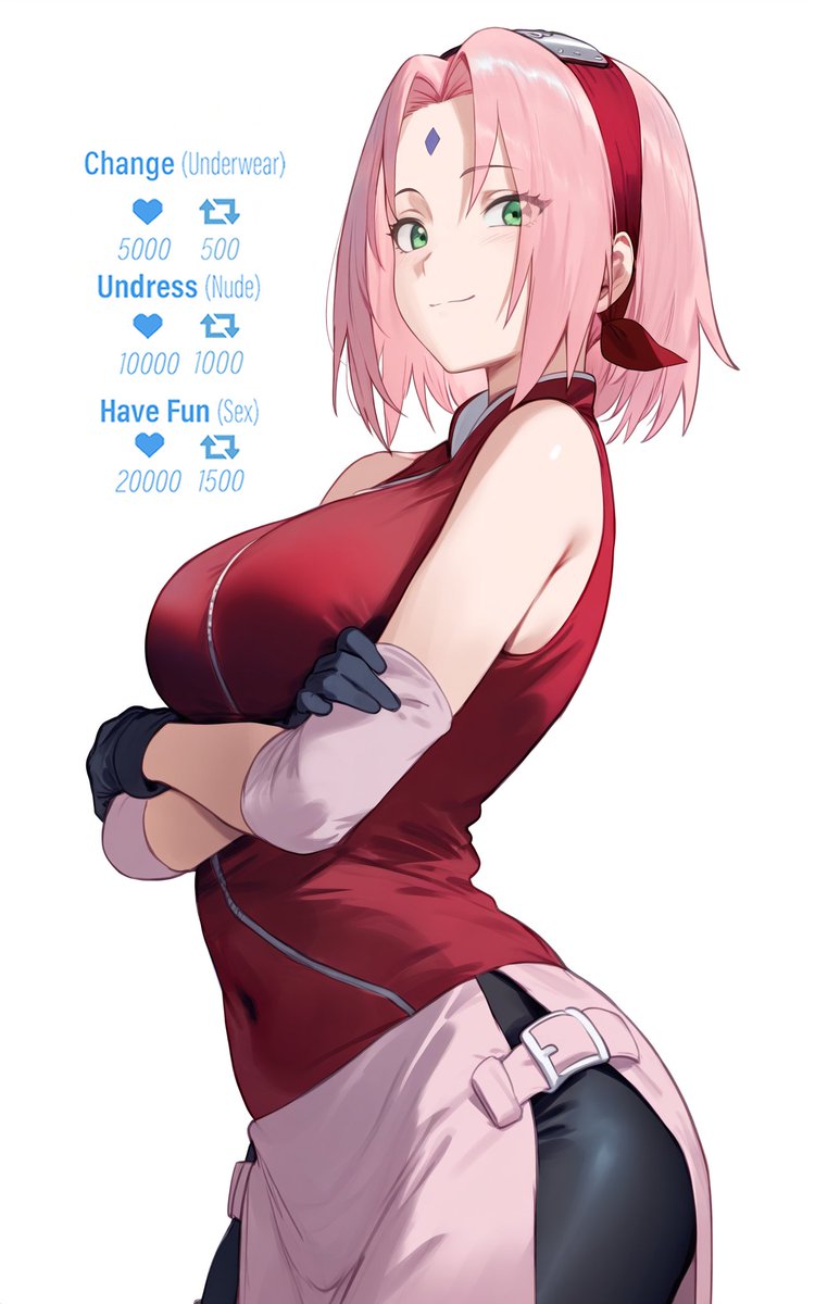 Sakura Haruno - Undressing Game 🌸