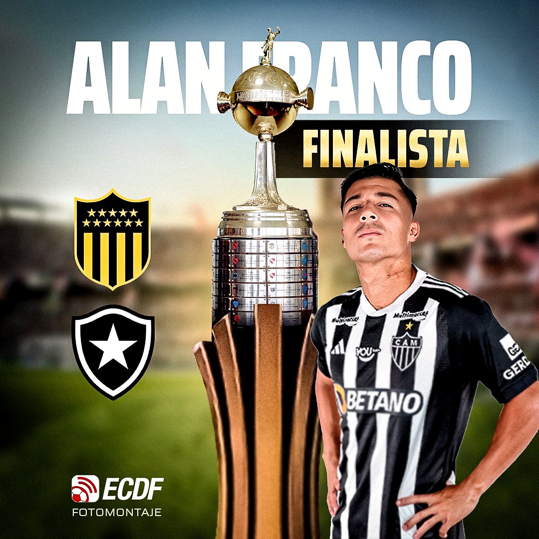 ElCanalDFutbol's tweet photo. 🔥🇪🇨 ¡TRICOLOR A UN PASO DE LA GLORIA ETERNA! 🔝🏆

🆚 Con un global de 3-0, #AtleticoMineiro eliminó a #RiverPlate y se convirtió en el primer finalista de la #CopaLibertadores 

📌 El rival del mediocampista ecuatoriano de 26 años saldrá de entre #Peñarol y #Botafogo, llave que está con un global 5-0 a favor de los brasileños