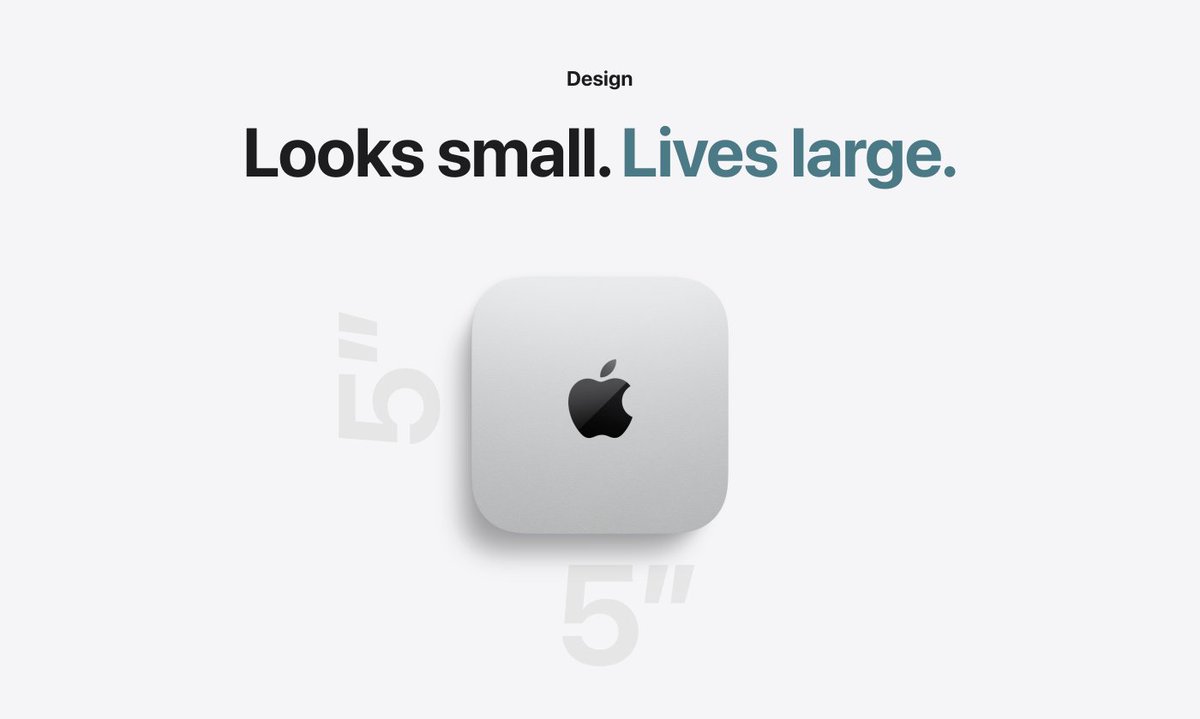 why does everyone keep saying the new Mac mini is small. it's literally average?