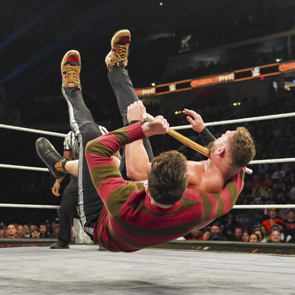 History of NXT tweet media