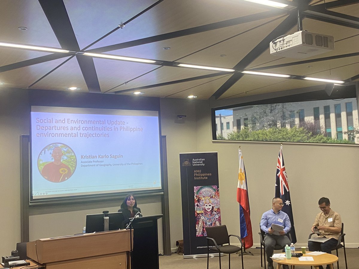Jed Alegado 🇵🇭🇦🇺🌏 (@jedalegado) on Twitter photo ATM: Socio-Environmental Update with <a href="/ksaguin/">Kristian Saguin</a> of <a href="/UPDiliman1908/">UP Diliman</a> Dept of Geography; <a href="/SanchezEmersonM/">Emerson M. Sanchez</a> of <a href="/ANUCrawford/">ANU Crawford School of Public Policy</a>; and moderated by <a href="/maria_tanyag/">Dr Maria Tanyag</a> of <a href="/ANUBellSchool/">ANUBellSchool</a>. <a href="/ANUasiapacific/">ANU College of Asia and the Pacific</a> <a href="/ourANU/">ourANU</a> <a href="/ANUPhilippines/">ANU Philippines Institute</a> ATM: Socio-Environmental Update with <a href="/ksaguin/">Kristian Saguin</a> of <a href="/UPDiliman1908/">UP Diliman</a> Dept of Geography; <a href="/SanchezEmersonM/">Emerson M. Sanchez</a> of <a href="/ANUCrawford/">ANU Crawford School of Public Policy</a>; and moderated by <a href="/maria_tanyag/">Dr Maria Tanyag</a> of <a href="/ANUBellSchool/">ANUBellSchool</a>. <a href="/ANUasiapacific/">ANU College of Asia and the Pacific</a> <a href="/ourANU/">ourANU</a> <a href="/ANUPhilippines/">ANU Philippines Institute</a>
