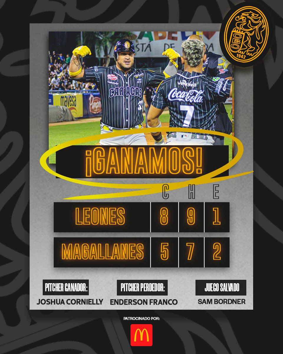 Somos ¡LEONES DEL CARACAS! 🤩

#CaraquistaSoy🦁