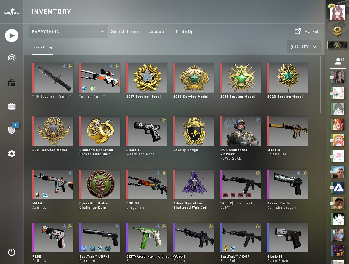 r4vendel's tweet photo. back in highschool I used to buy shitty max float knives because they look like vanilla and still get extremely excited for every new purchase 

now i can literally buy anything I want be it rubies sapphire pandora etc but the hype in me is long gone

I miss csgo

pic from 21-22 https://t.co/bLjqVCicKS