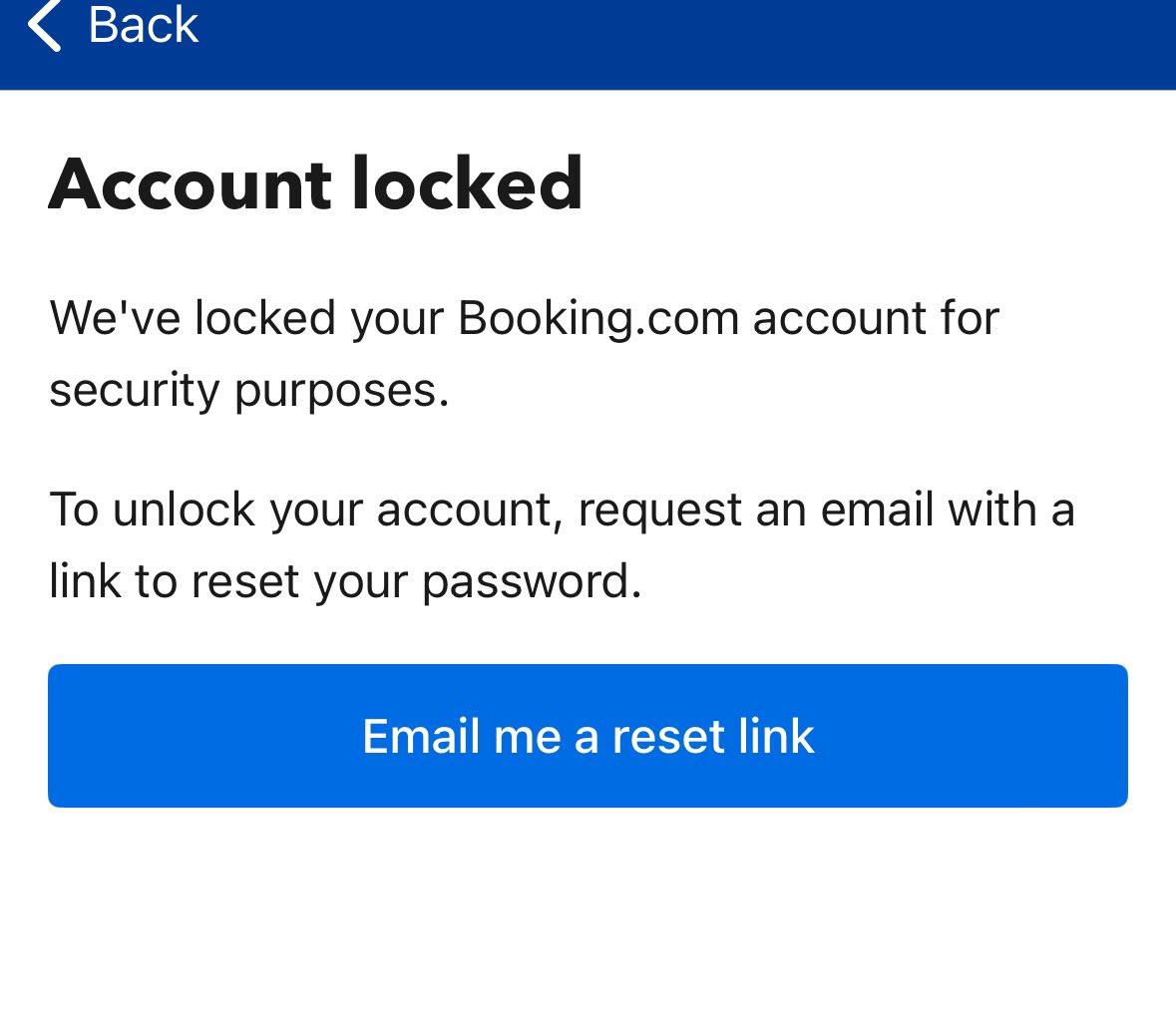 AsharyOmar's tweet photo. @bookingcom I have had a really bad experience as the customer support on phone is not helpful. My account has been locked for unknown reasons and the customer support could not give me the reason and recommended I contact Hotmail if I did not receive the verification.. https://t.co/js6orbya3d